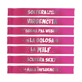 PACK 7 BANDAS FRASES DIVERTIDAS